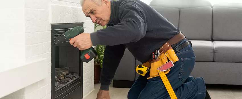 New Indoor Fireplace Installation in Menomonee Falls, Wisconsin