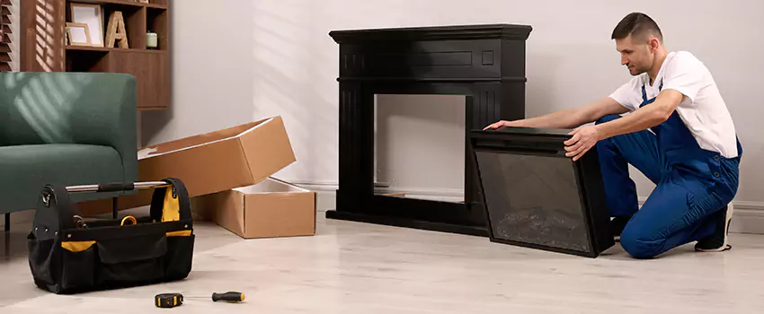 Old Rusted Metal Fireplace Repair And Replacement in Menomonee Falls, WI