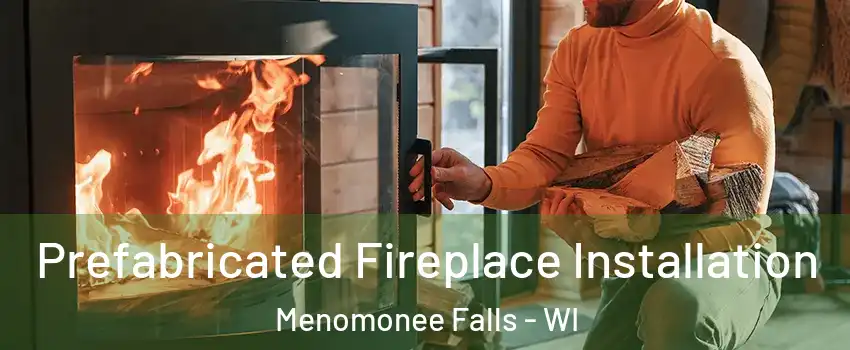  Prefabricated Fireplace Installation Menomonee Falls - WI